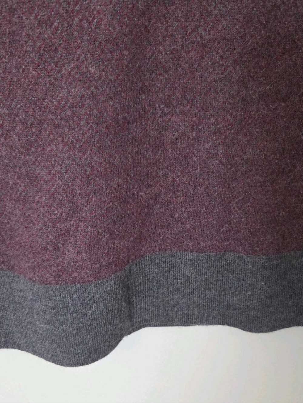 Cremieux Men's 100% Merino Wool Half Zip Burgundy Sweater. Sz XL Quiet Luxury - Picture 5 of 10
